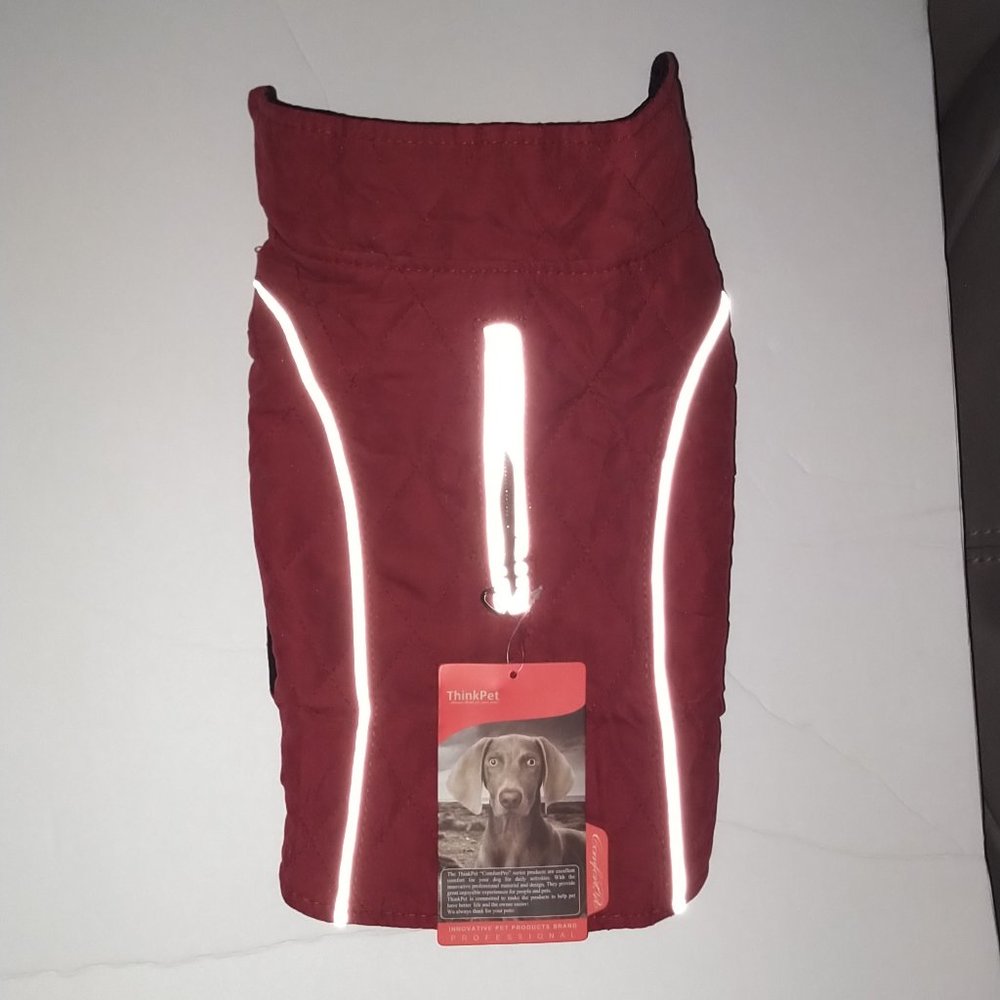 Cozy Waterproof, Windproof and Reversible Winter Dog Coat - Size Small